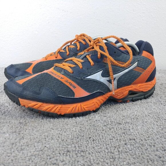 Mizuno Wave Ascend Orange Mizuno Wave Ascend Mens Size Shoes Gray